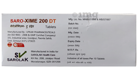 Saro-Xime 200 DT Tablet image