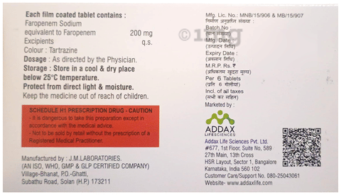 Faroedge 200 Tablet image Faroedge 200 Tablet image