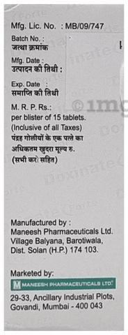 Doxinate Forte Tablet