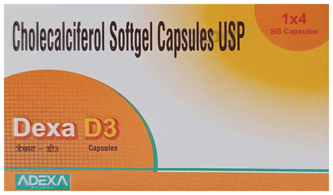 Dexa D3 Softgel Capsule image