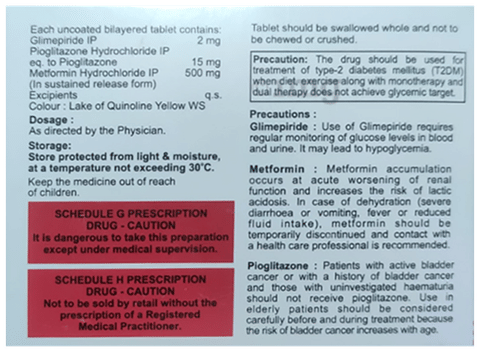 Limeride-MP 2 Tablet SR image