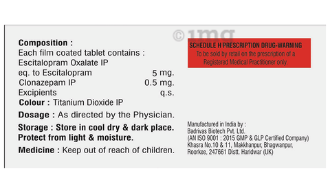 Ecitaclonaz 5 Tablet image Ecitaclonaz 5 Tablet image