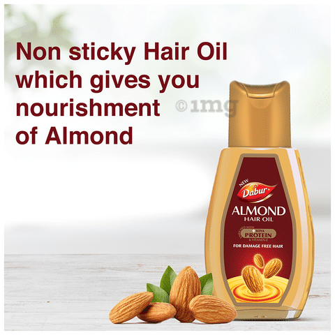 Dabur Almond Hair Oil: Buy bottle of 200 ml Oil at best price in India | 1mg