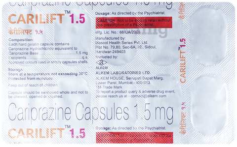 Carilift 1.5mg Capsule image Carilift 1.5mg Capsule image