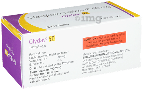 Glyday 50 Tablet image