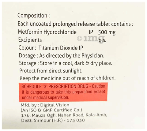 CD Formin 500 Tablet PR