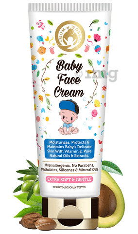 Mom & World Baby Face Cream: Buy tube of 50.0 gm Cream at best