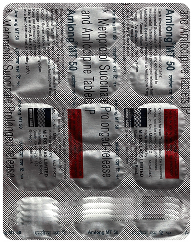 Amlong MT 50 Tablet PR image
