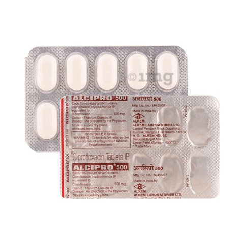 Alcipro 500mg Tablet image