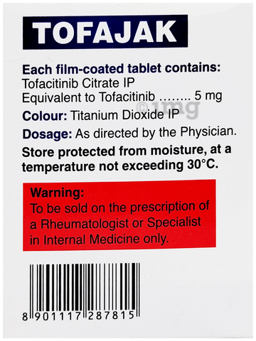 Tofajak 5mg Tablet image