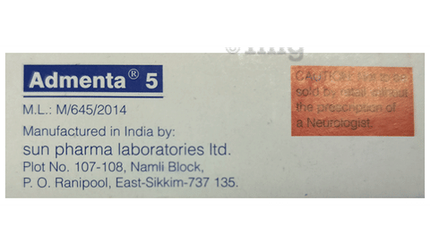 Admenta 5 Tablet image Admenta 5 Tablet image