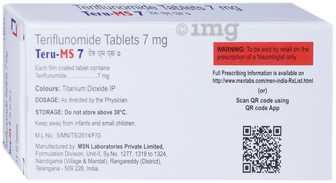 Teru MS 7mg Tablet image Teru MS 7mg Tablet image