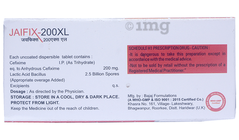 Jaifix 200XL Tablet DT image