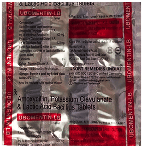 Ubomentin-LB Tablet image