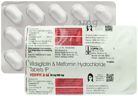 Verifica-M 500mg/50mg Tablet image Verifica-M 500mg/50mg Tablet image
