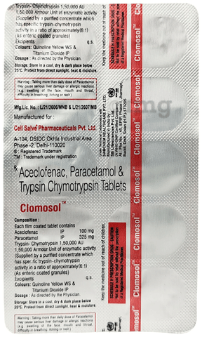 Clomosol Tablet image