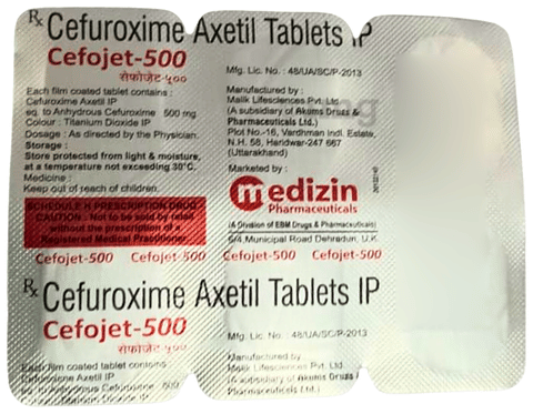 Cefojet 500 Tablet image Cefojet 500 Tablet image