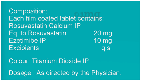 Lipirose-EZ 20 Tablet image Lipirose-EZ 20 Tablet image