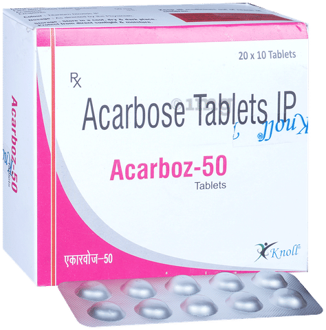 Acarboz 50mg Tablet image