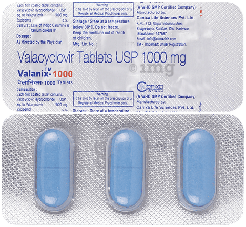 Valanix 1000mg Tablet image