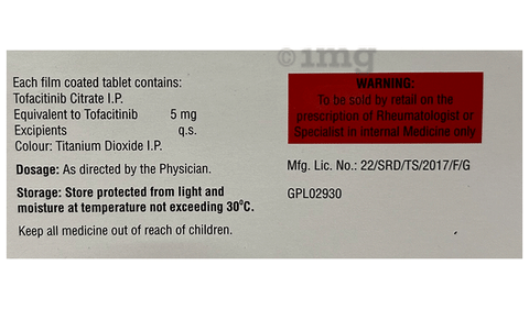 Tobraza 5mg Tablet image