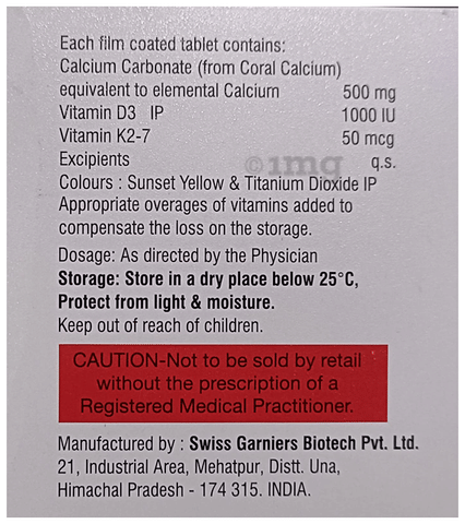 Calgrow-K2 Tablet image