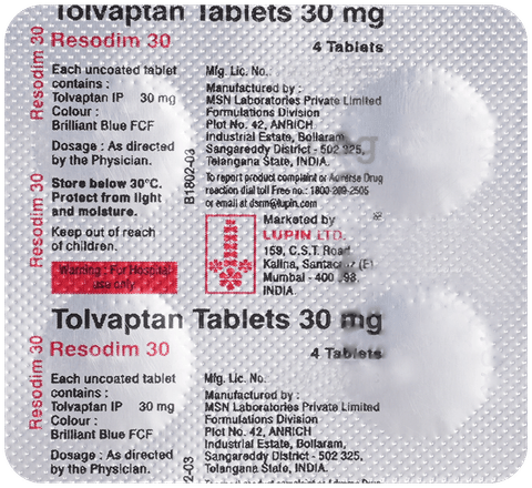 Resodim 30 Tablet image