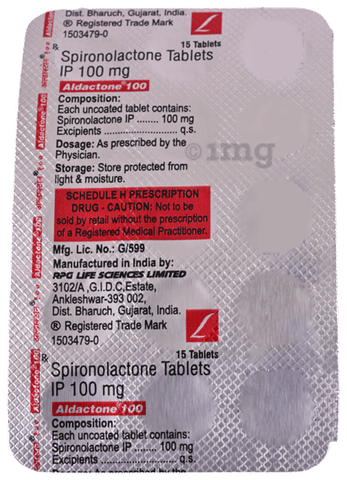 aldactone 100 Tablet image
