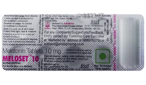 Meloset 10mg Tablet image