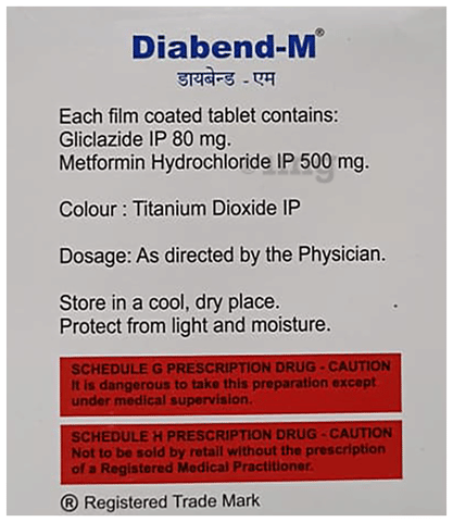 Diabend-M Tablet image