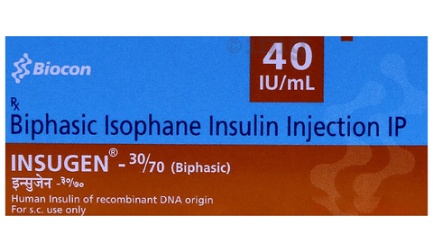Insugen 30/70 Solution for Injection 40IU/ml