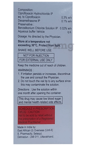 Alciflox D Eye/Ear Drops image Alciflox D Eye/Ear Drops image