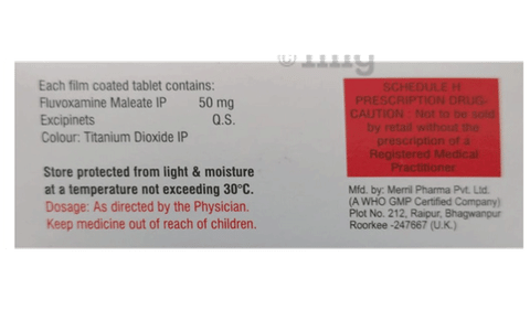 Fluvoset 50 Tablet image Fluvoset 50 Tablet image