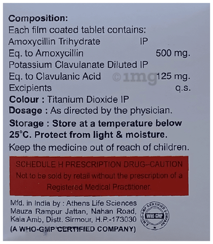 Vrimox CV 625 Tablet image