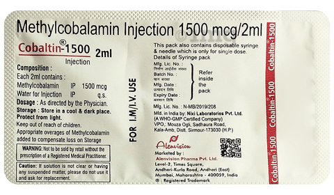 Cobaltin 1500 Injection image Cobaltin 1500 Injection image
