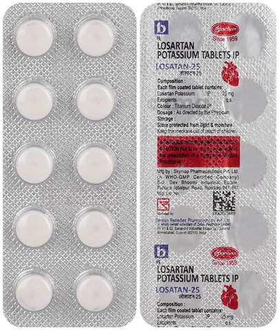 Losatan 25mg Tablet image
