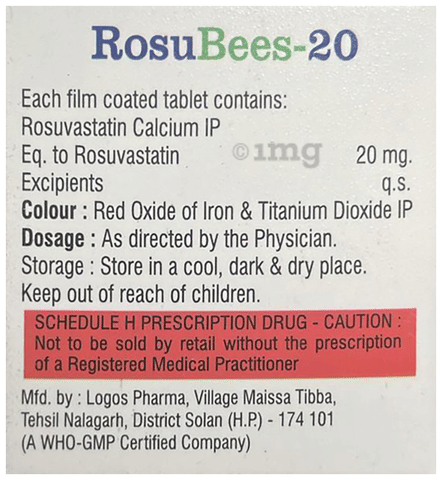 Rosubees 20 Tablet image Rosubees 20 Tablet image