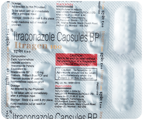 Itragen 100 Capsule image Itragen 100 Capsule image
