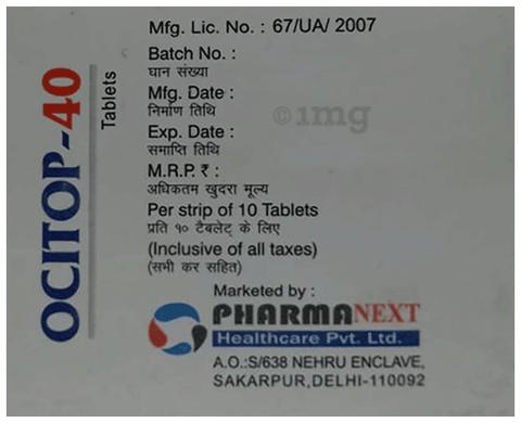 Ocitop 40 Tablet image