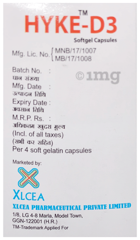 Hyke-D3 Softgel Capsule image Hyke-D3 Softgel Capsule image
