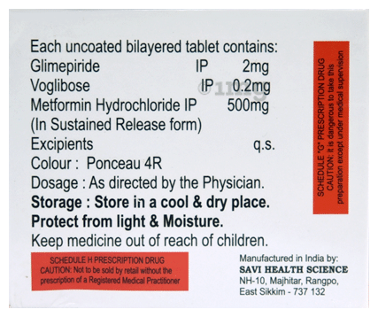 Trivoglimet 2 Tablet SR