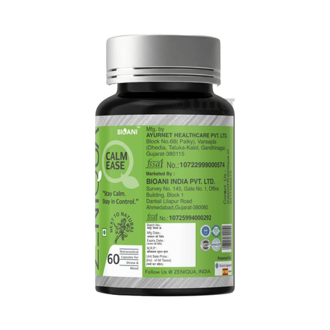 Zeniqua Calm Ease Capsule: Buy bottle of 60.0 capsules at best