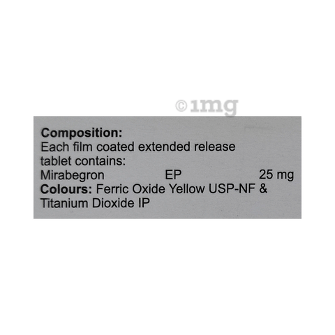 बेग्रोईज 25mg टैबलेट ईआर image बेग्रोईज 25mg टैबलेट ईआर image