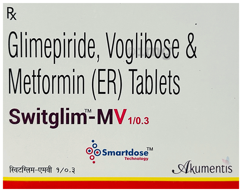 Switglim-MV 1/0.3 Tablet ER