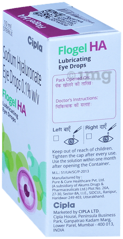 Flogel HA Lubricating Eye Drop