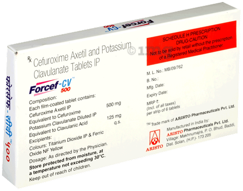 Forcef-CV 500 Tablet image