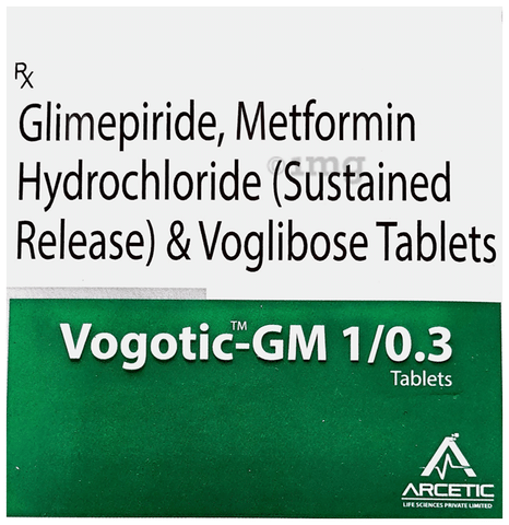 Vogotic-GM 1/0.3 Tablet SR