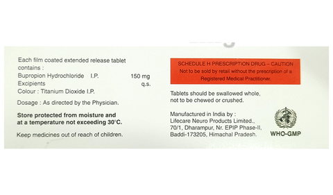 Buproquit ER 150 Tablet image