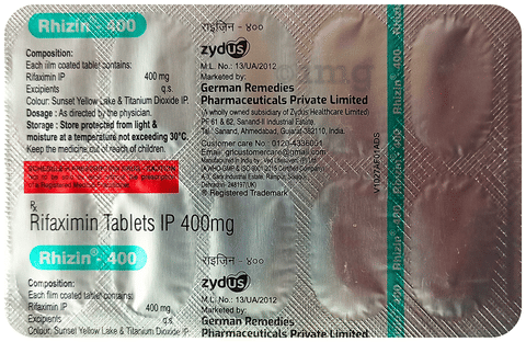 Rhizin 400 Tablet image