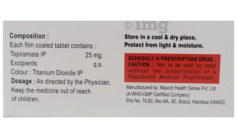 Topafix 25 Tablet image